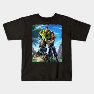 ANDROID 16 MERCH VTG Kids T-Shirt